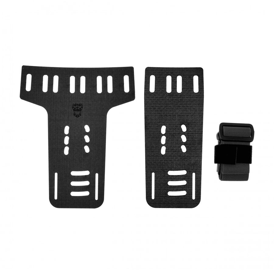 Obniżony montaż kabury Ginger's Tactical Gear do pasa GTG Viper Black 1/4