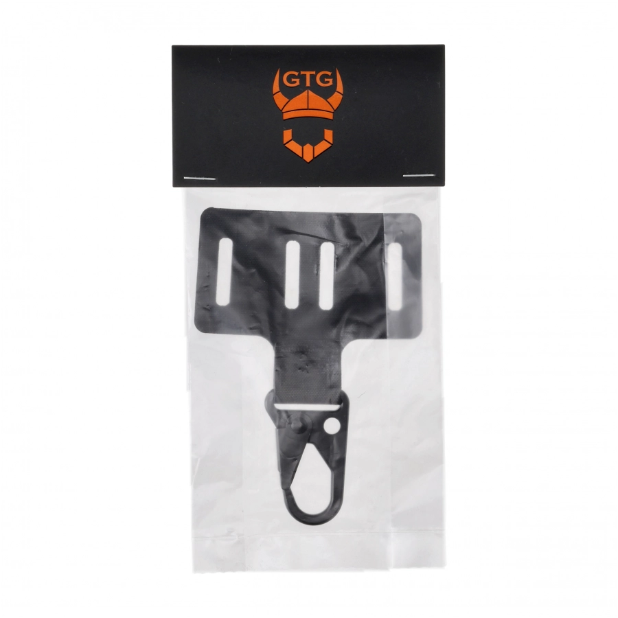 Obniżony uchwyt Ginger's Tactical Gear z klamrą Clash-Hook do pasa GTG  Viper Belt Black 4/4