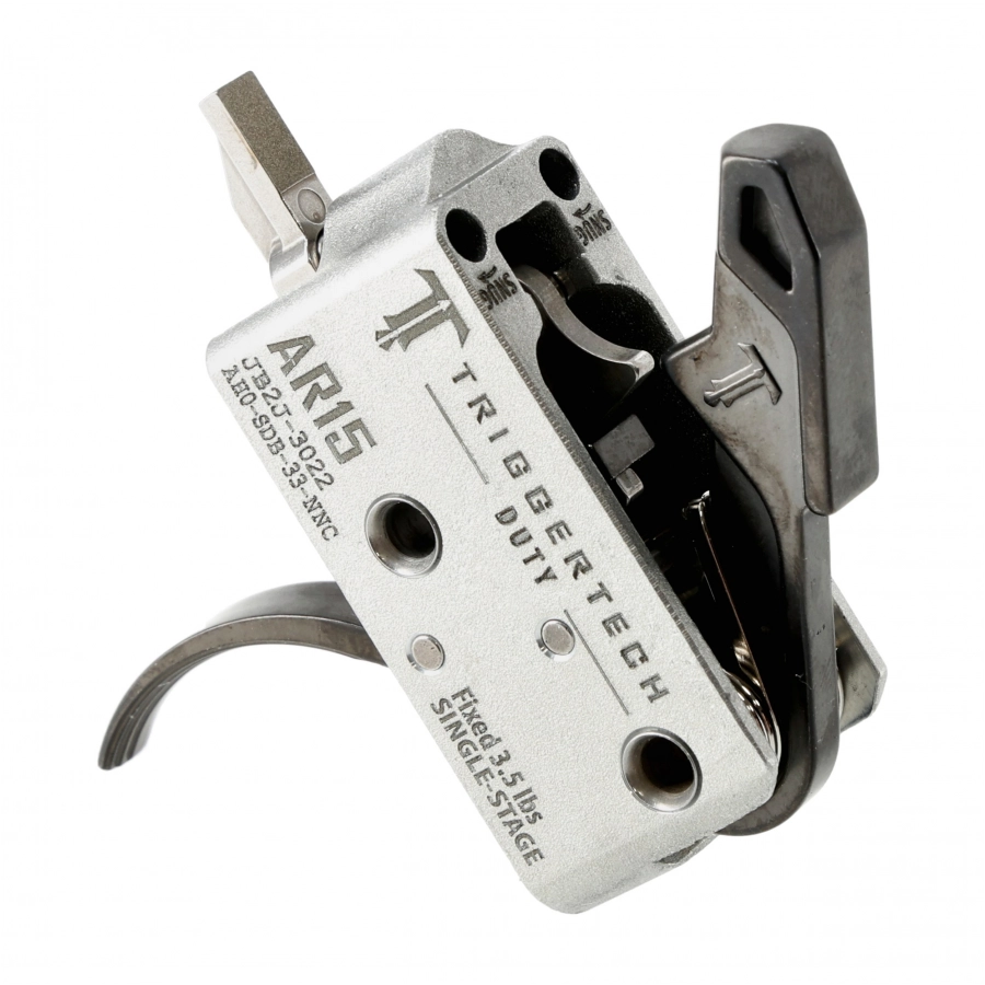 Spust Triggertech AR15 Duty 3,5 lb - język spustowy zakrzywiony - Single Stage 3/5